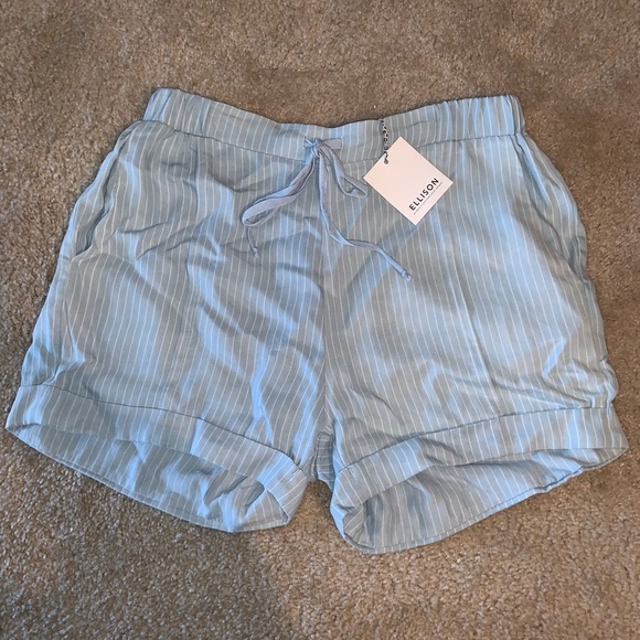 Ellison Pants - Ellison Striped Shorts